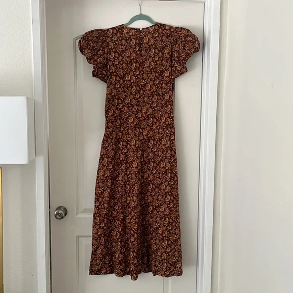 Doen Rhodia Dress in Mulberry Vine Floral - Picture 7 of 12